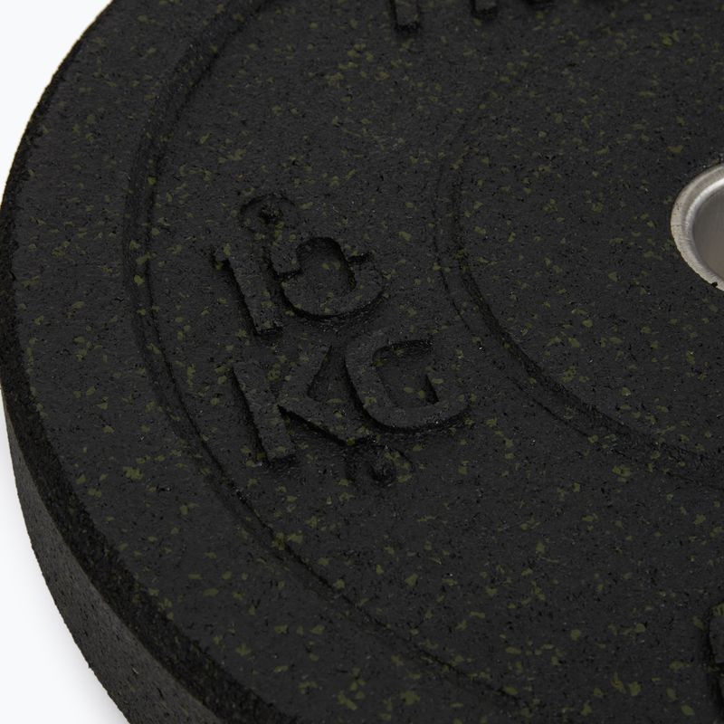 Obciążenie bumperowe olimpijskie XTREXO TRX-BMP010 10 kg czarne 4