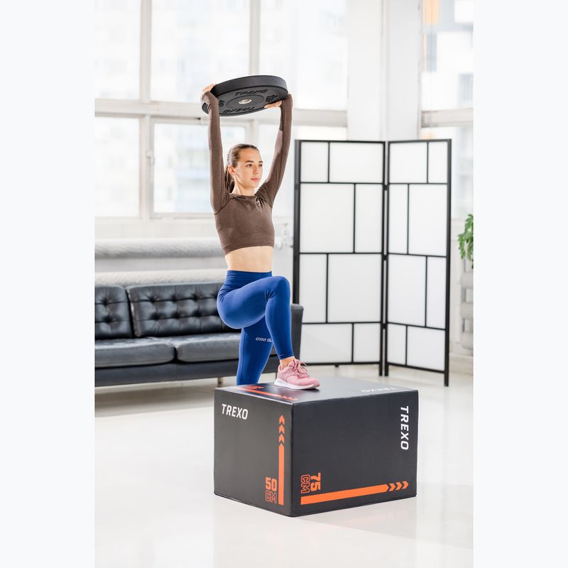 Obciążenie bumperowe olimpijskie XTREXO TRX-BMP010 10 kg czarne 4