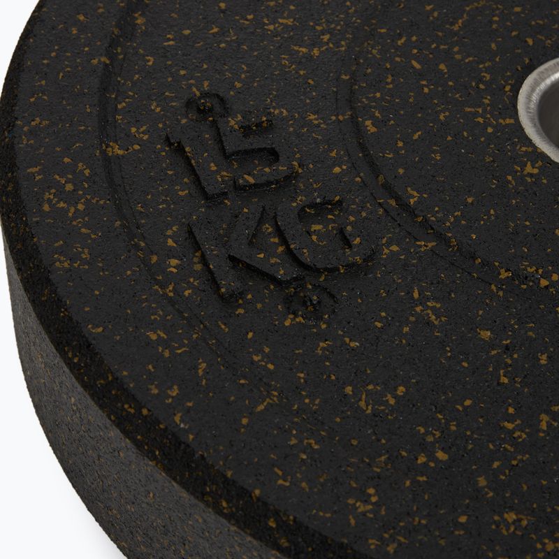 Obciążenie bumperowe olimpijskie XTREXO TRX-BMP015 15 kg czarne 4