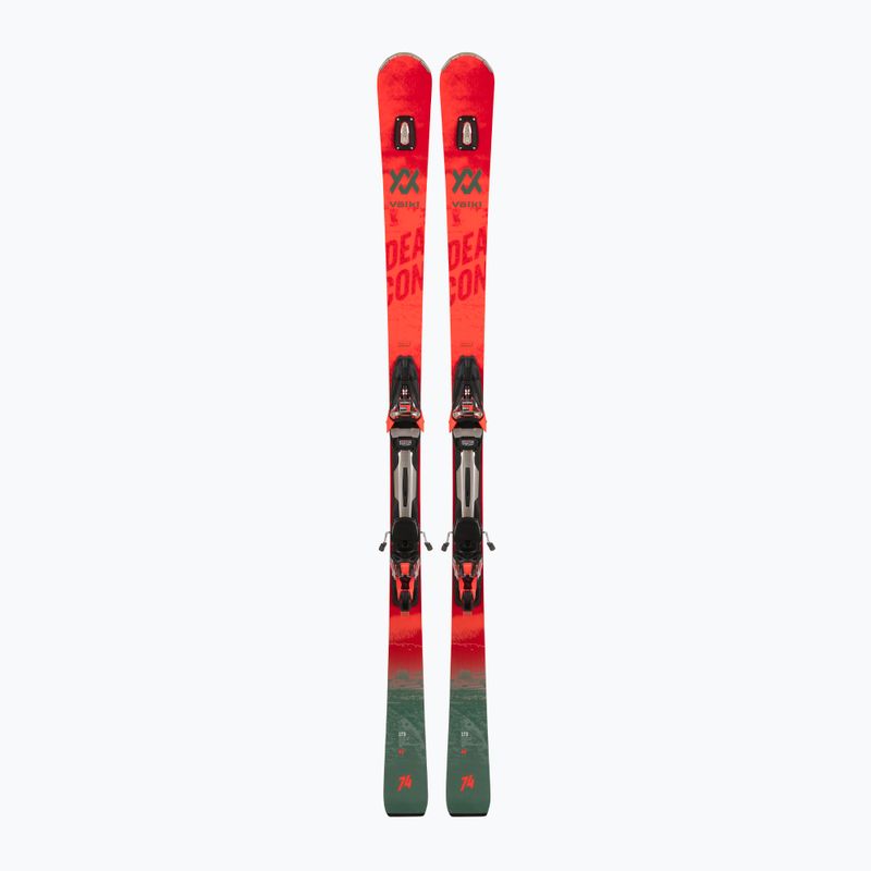 Narty zjazdowe Völkl Deacon 74 + wiązania RMotion2 16 GW red/grey 10