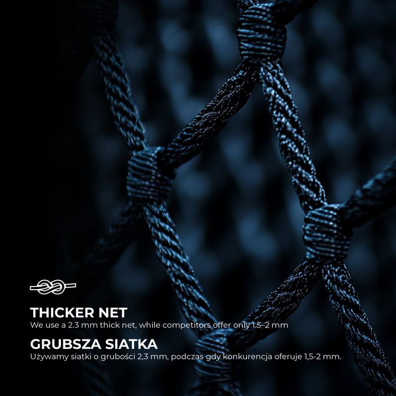 Bramka do piłki nożnej OneTeam One OT-SG3016 300 x 160 cm stal ocynkowana biały/czarny 14