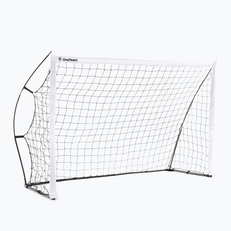 Bramka do piłki nożnej OneTeam Flex OT-SNG2415 240 x 150 cm biały/czarny