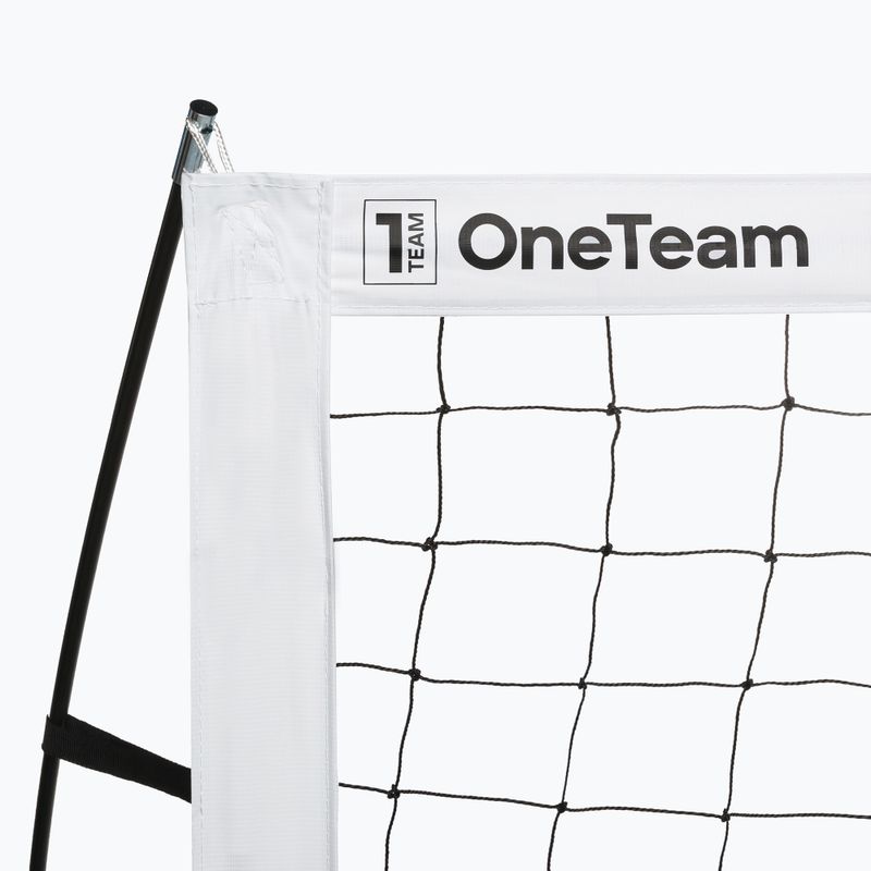 Bramka do piłki nożnej OneTeam Flex OT-SNG2415 240 x 150 cm biały/czarny 6