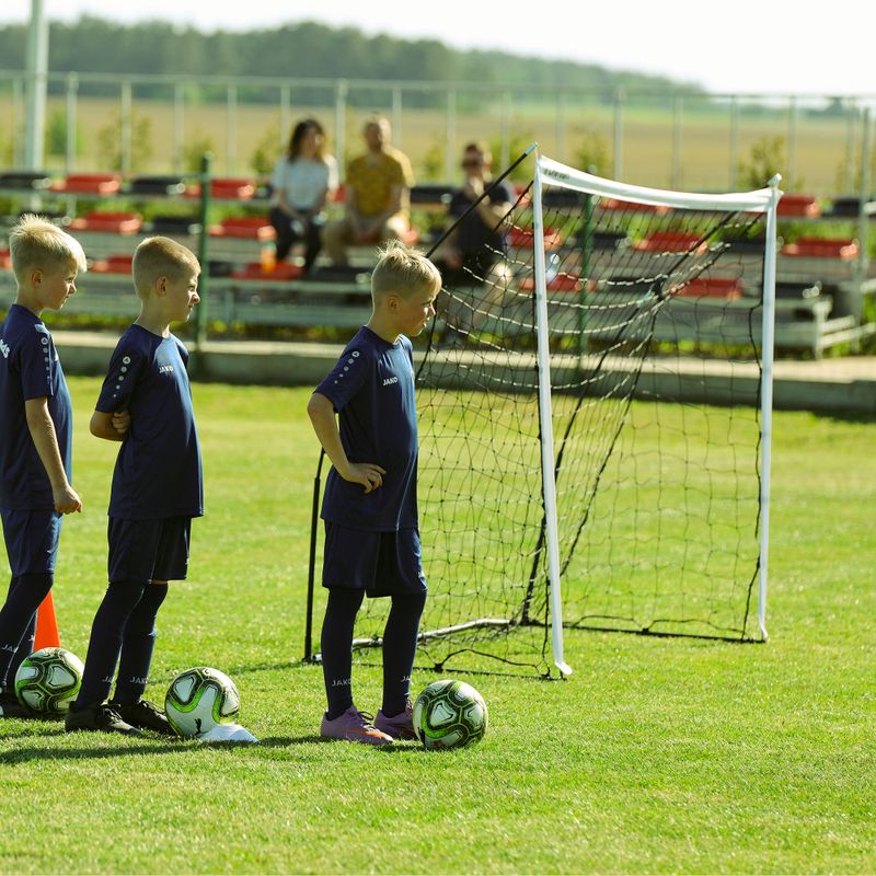 Bramka do piłki nożnej OneTeam Flex OT-SNG2415 240 x 150 cm biały/czarny 11