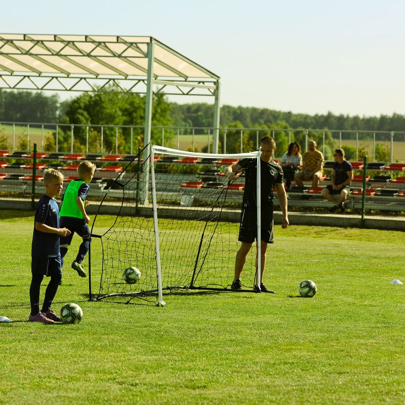 Bramka do piłki nożnej OneTeam Flex OT-SNG2415 240 x 150 cm biały/czarny 12