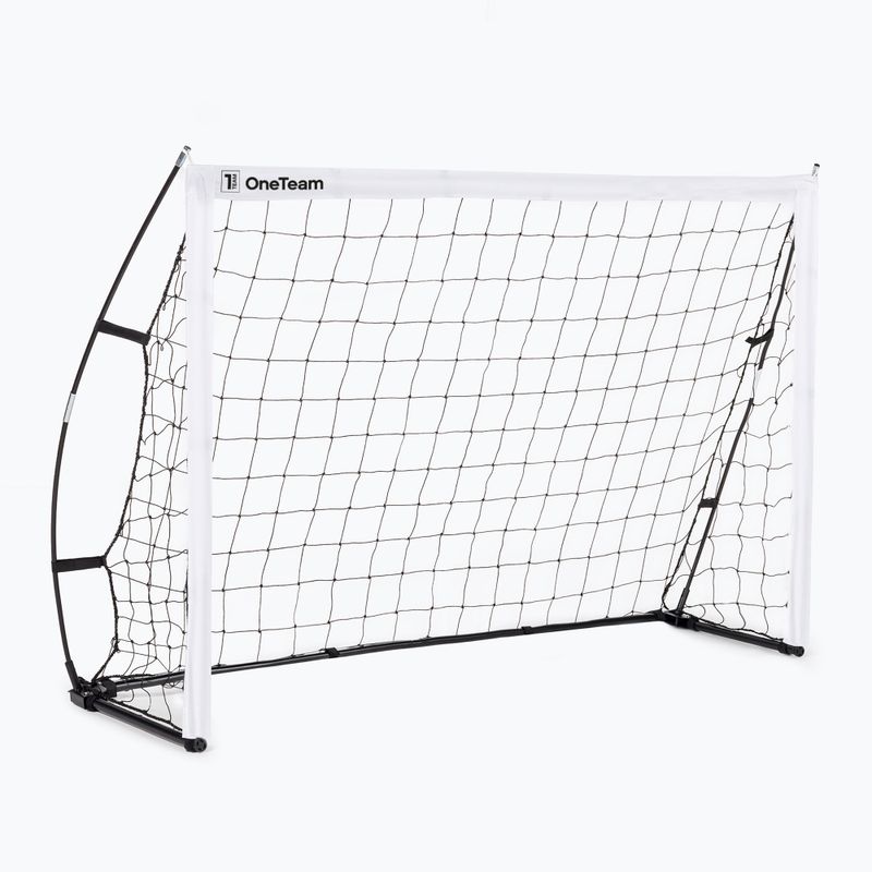 Bramka do piłki nożnej OneTeam Flex OT-SNG1812 180 x 120 cm biały/czarny