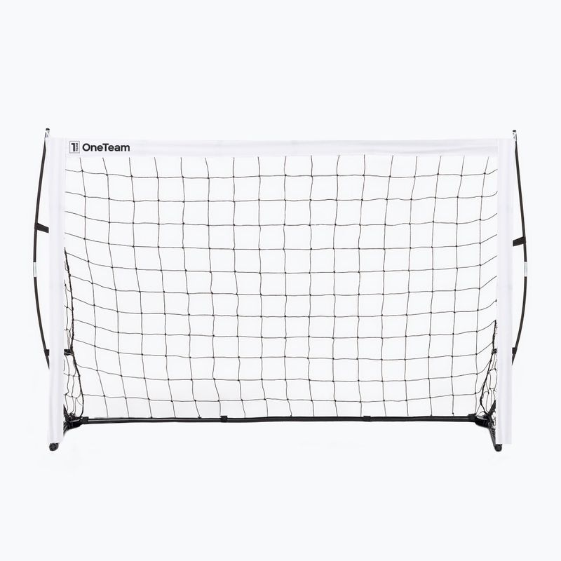 Bramka do piłki nożnej OneTeam Flex OT-SNG1812 180 x 120 cm biały/czarny 2