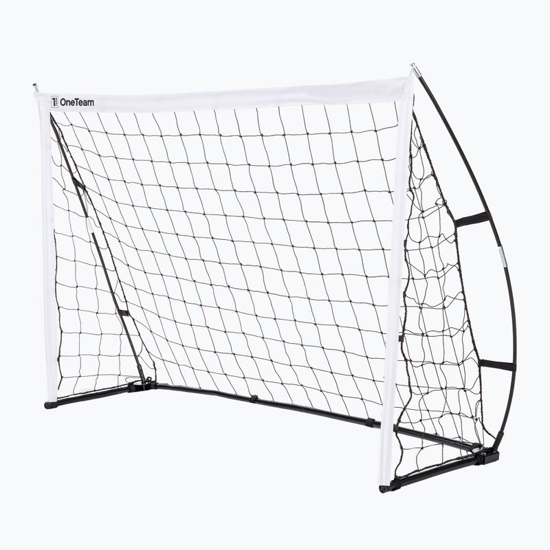 Bramka do piłki nożnej OneTeam Flex OT-SNG1812 180 x 120 cm biały/czarny 3