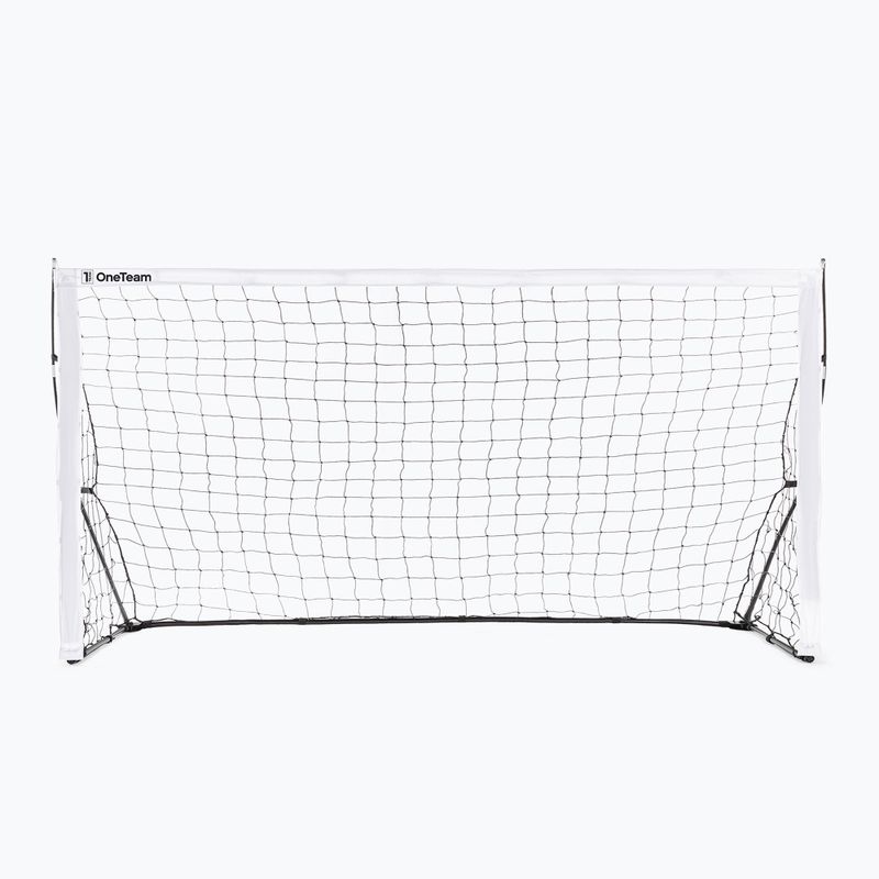 Bramka do piłki nożnej OneTeam Flex OT-SNG3015 300 x 155 cm biały/czarny 2
