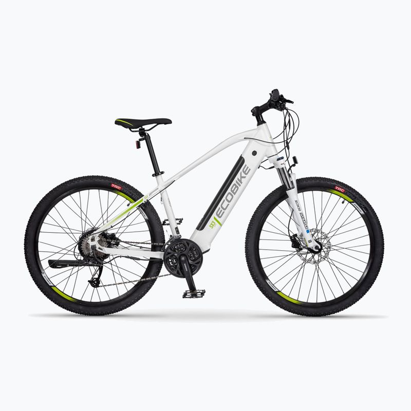 Rower elektryczny EcoBike SX3 36V 17.5Ah 630Wh LG white