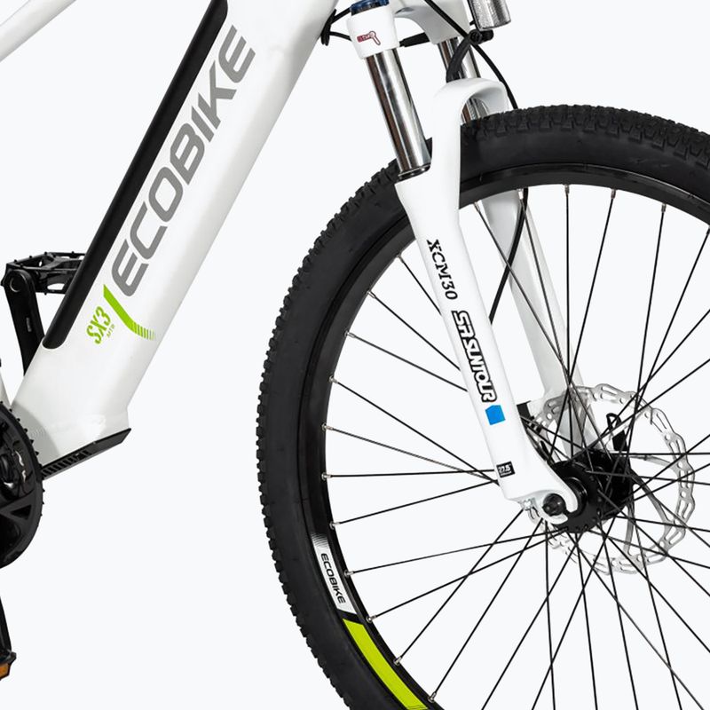 Rower elektryczny EcoBike SX3 36V 17.5Ah 630Wh LG white 5