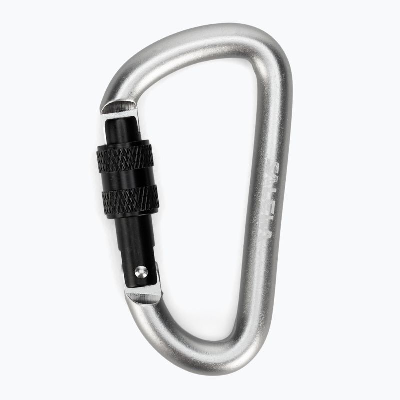 Karabinek Salewa D-Shape Carbiner With Screw grey