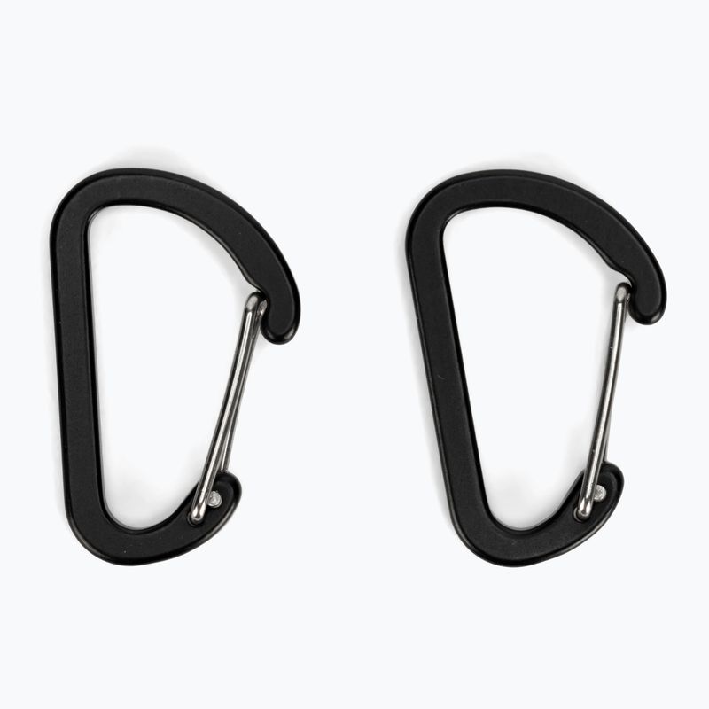 Karabinek Salewa Flat Wiregate 2 szt. black 2