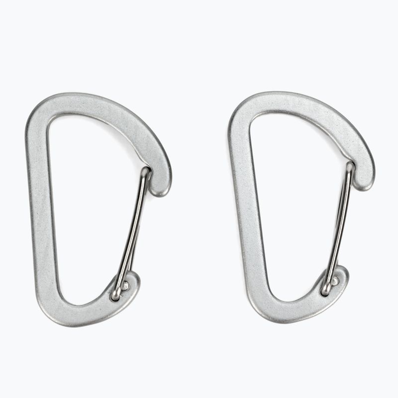 Karabinek Salewa Flat Wiregate 2 szt. grey 2