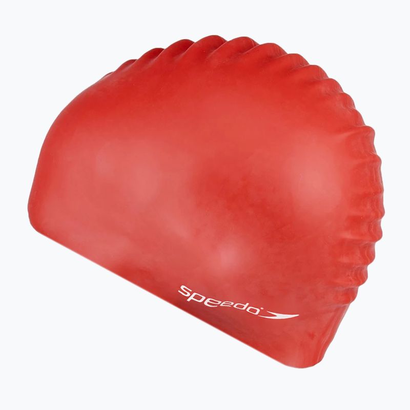 Czepek pływacki dziecięcy Speedo Plain Flat Silicone red 3