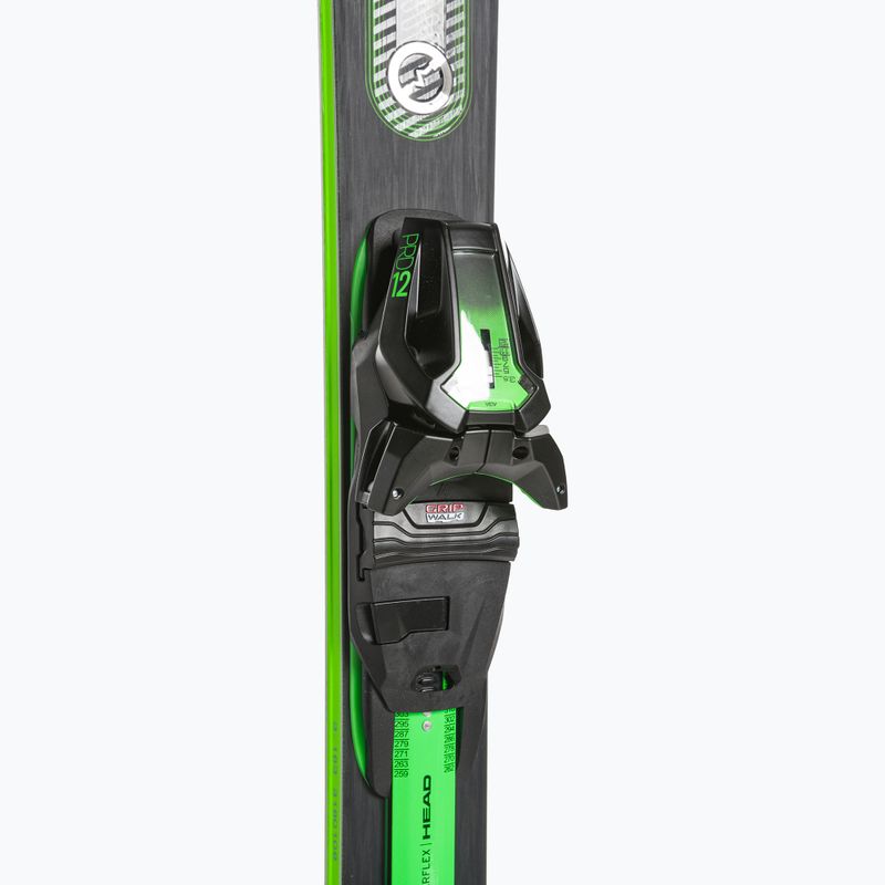 Narty zjazdowe HEAD Supershape e-Magnum SW SF-PR + wiązania PRD 12 black/neon green 4