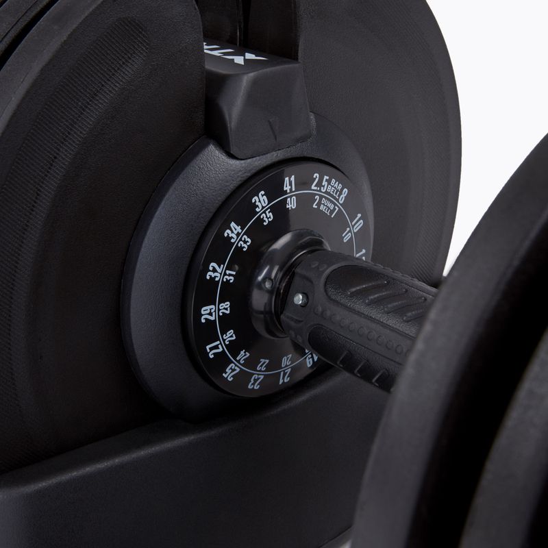 Hantel/sztanga 2w1 XTREXO TRX-ABD40 1-40 kg czarna/pomarańczowa 10