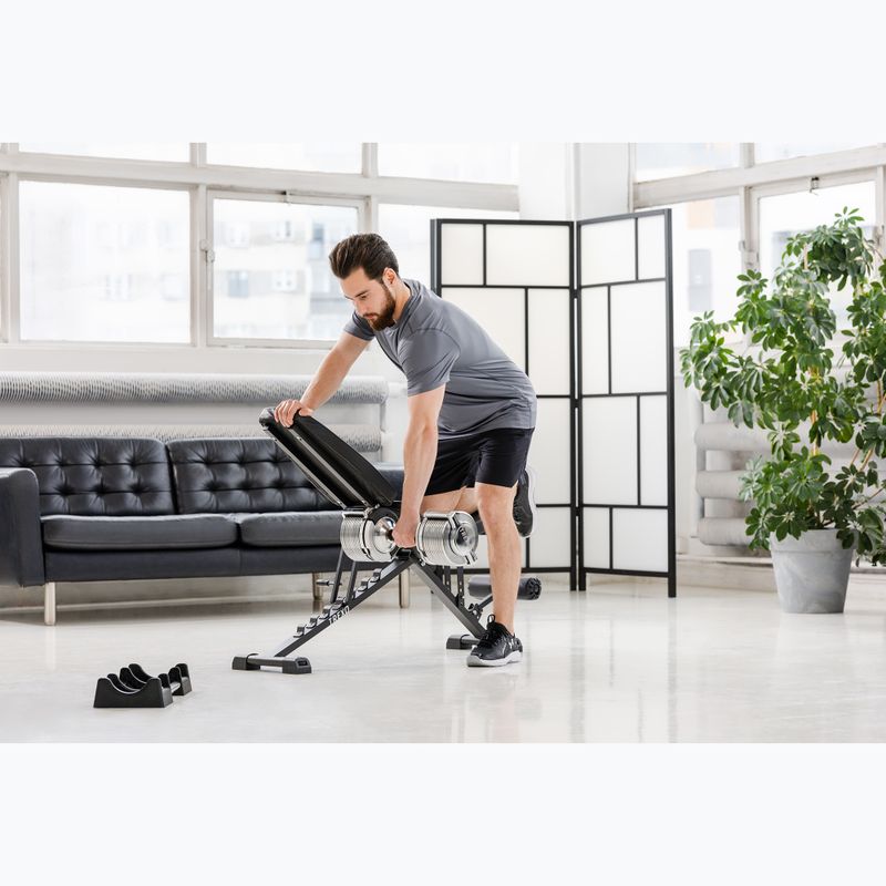 Hantel regulowany TREXO TRX-AD32C 3-32 kg srebrny 8