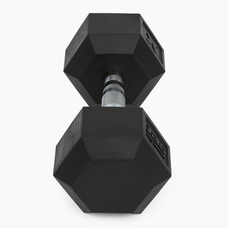 Hantel ogumowany XTREXO Hex 12.5 kg 6