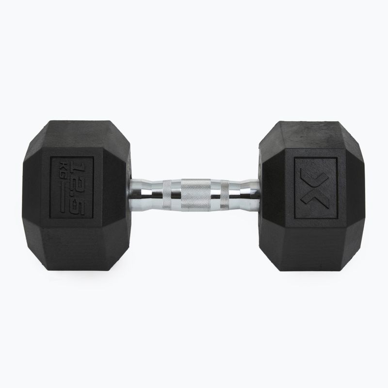 Hantel ogumowany XTREXO Hex 12.5 kg 7