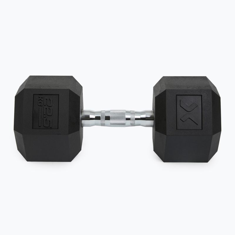 Hantel ogumowany XTREXO Hex 22.5 kg 7