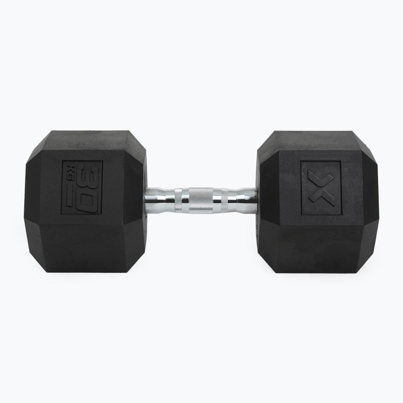 Hantel ogumowany XTREXO Hex 30 kg 7