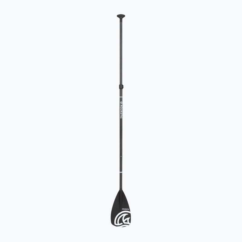 Wiosło SUP 3-częściowe AQUASTIC SUP Włókno + Karbon czarny