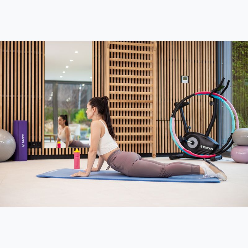 Mata do ćwiczeń XTREXO 15 mm z pasem niebieski 4