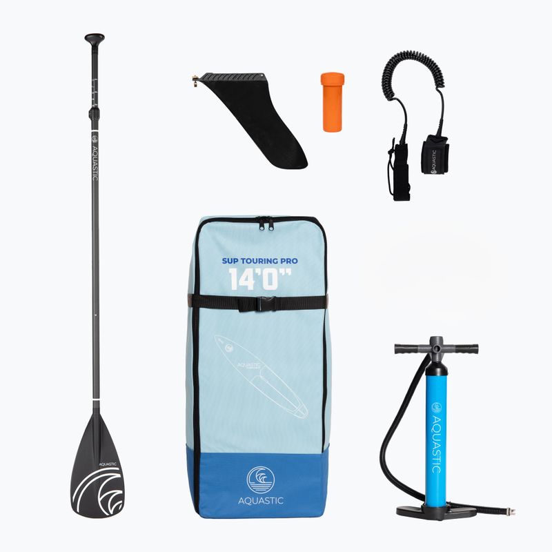 Deska SUP AQUASTIC Touring Pro 14’0" niebieska 15