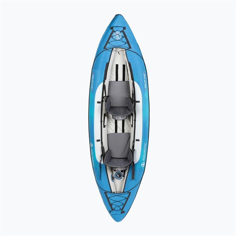 Kajak pompowany 2-osobowy AQUASTIC Delft 11'0'' 335 cm niebieski 2