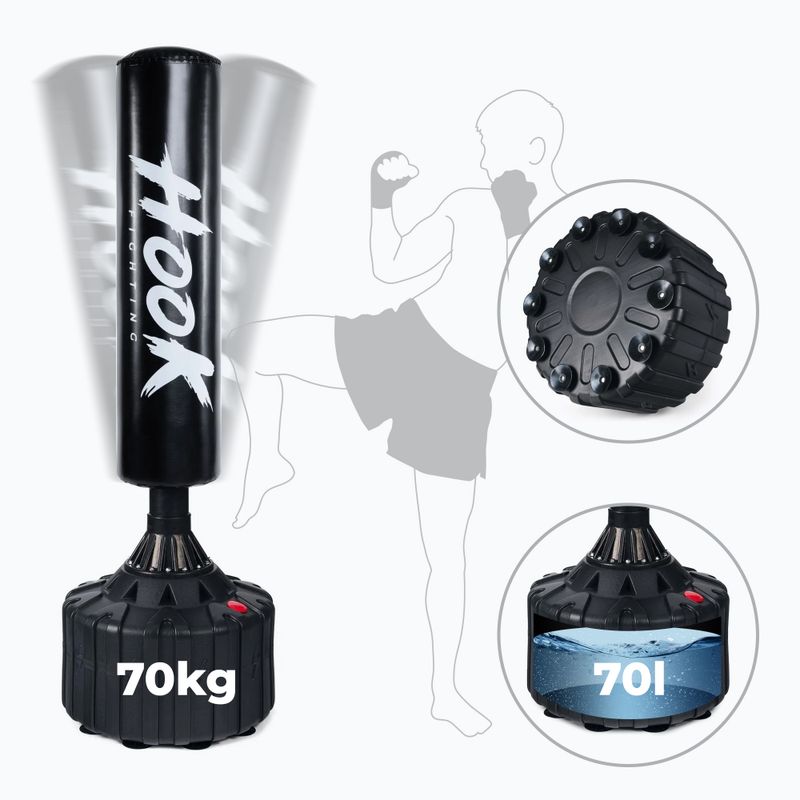 Worek bokserski HOOK FIGHTING HKF-SBB180 czarny 2