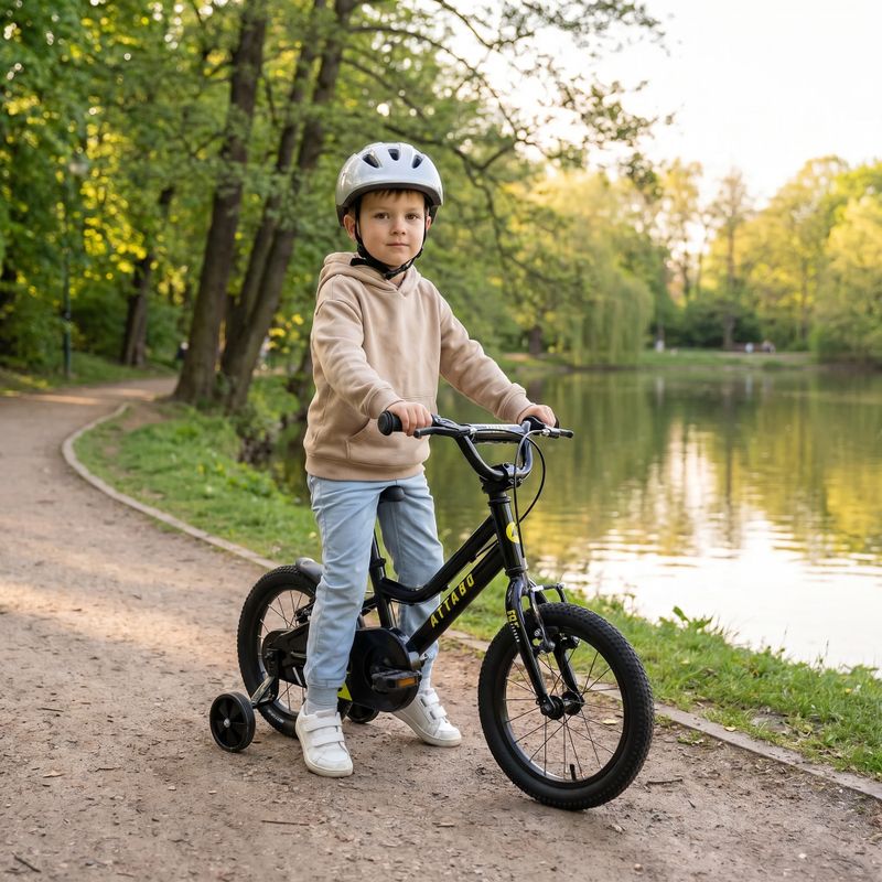 Rower dziecięcy ATTABO KNACK 14" czarny 7