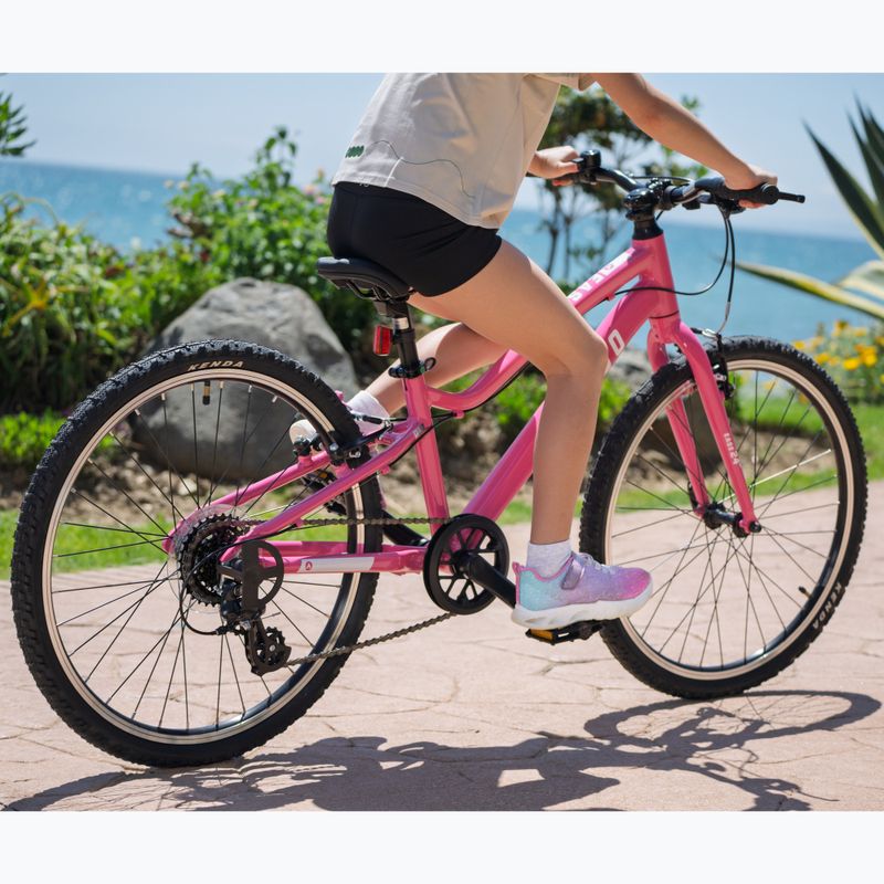 Rower dziecięcy ATTABO EASE 24" 10 kg różowy 13