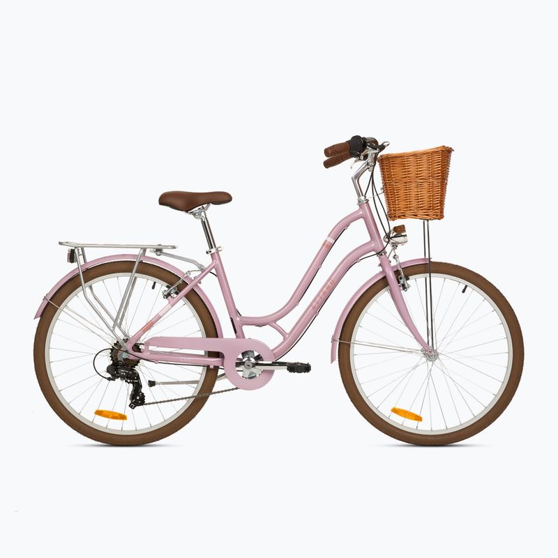 Rower miejski młodzieżowy ATTABO CITY 26" różowy 14