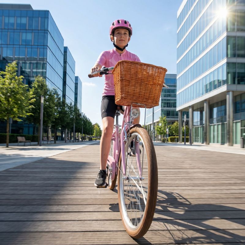 Rower miejski młodzieżowy ATTABO CITY 26" różowy 19