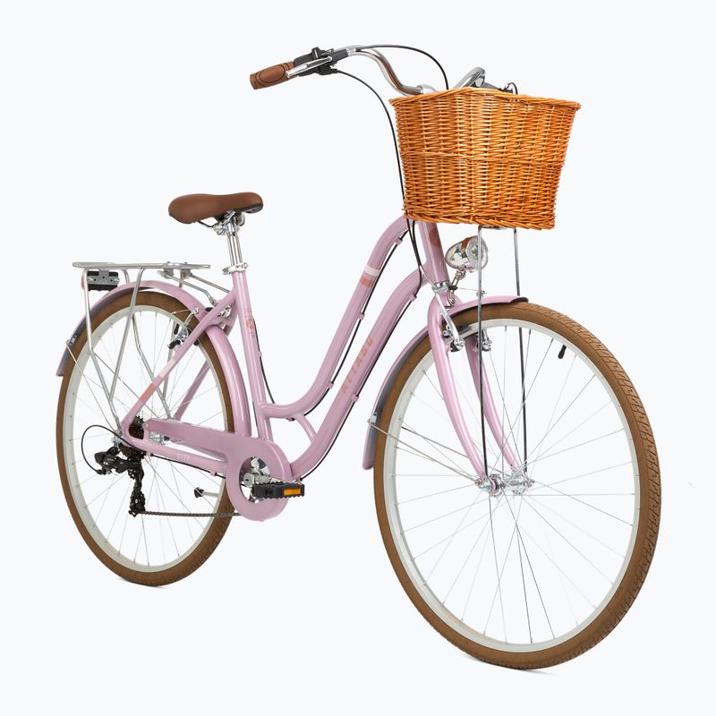 Rower miejski damski ATTABO CITY 28" różowy 2