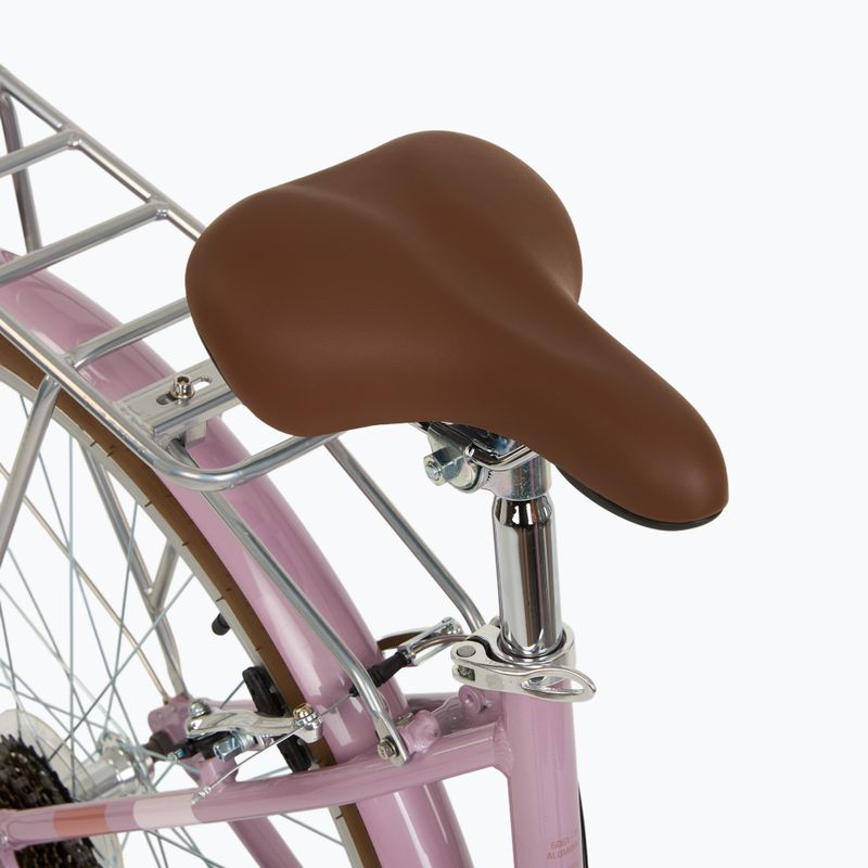 Rower miejski damski ATTABO CITY 28" różowy 8
