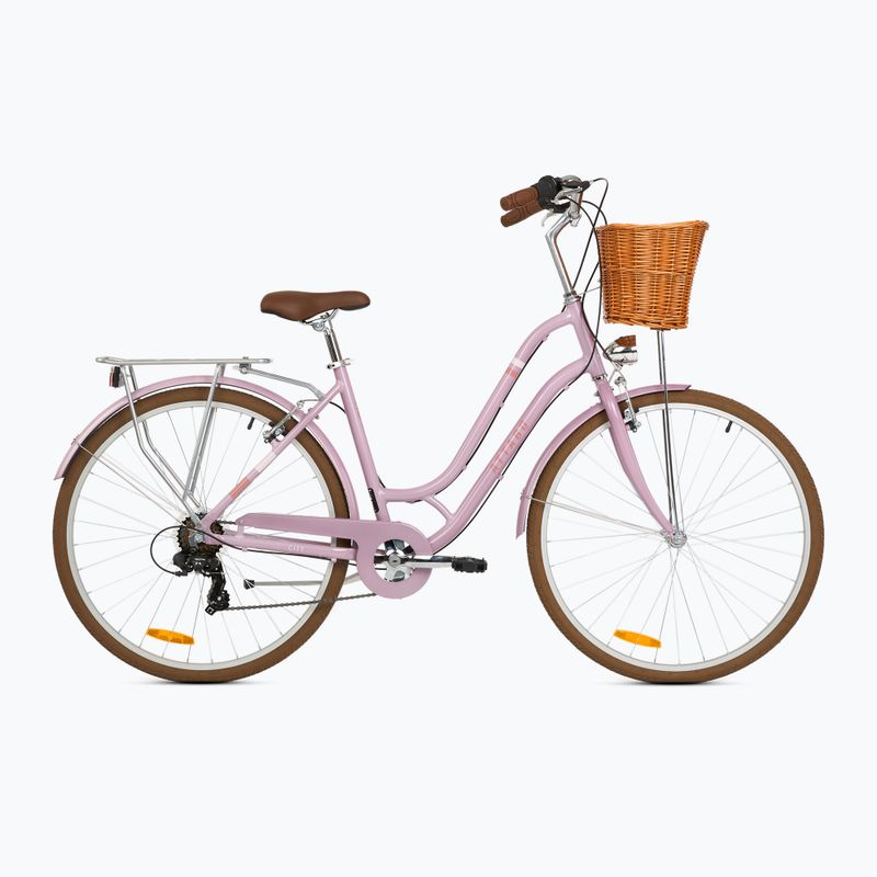 Rower miejski damski ATTABO CITY 28" różowy 14