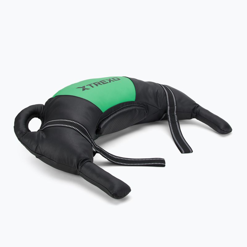 Worek bułgarski XTREXO 10 kg czarny/zielony 3