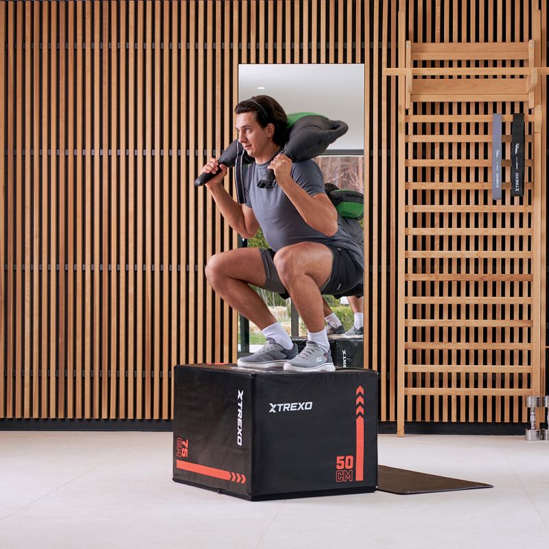 Worek bułgarski XTREXO 10 kg czarny/zielony 9