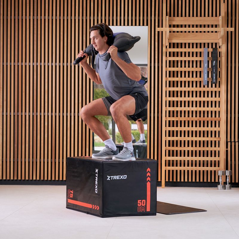 Worek bułgarski XTREXO 20 kg czarny/niebieski 9