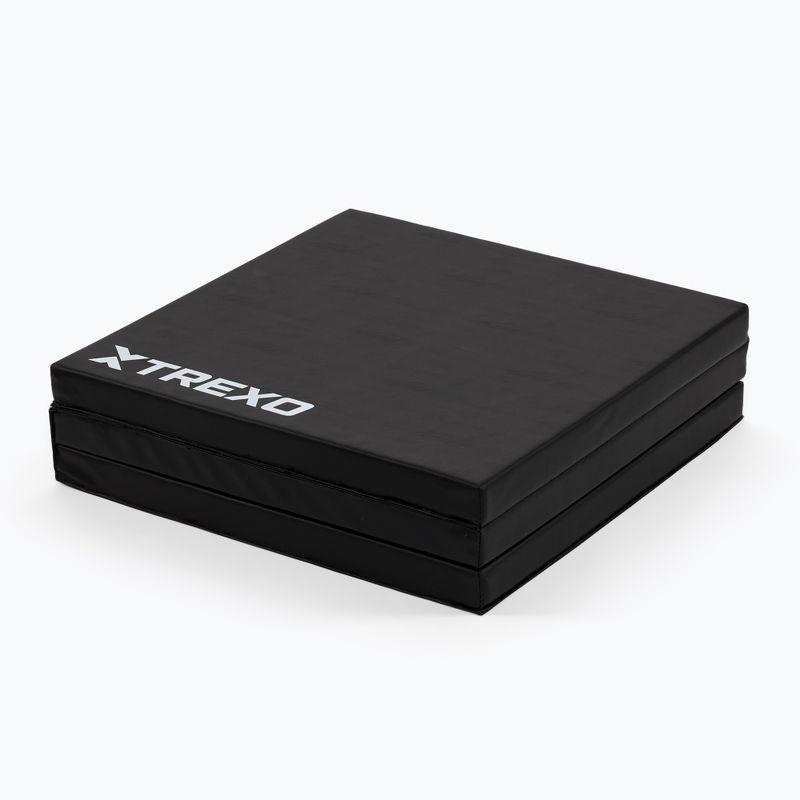 Materac gimnastyczny TREXO składany 180 x  60 x 5 cm  czarny 4