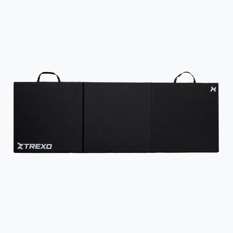 Materac gimnastyczny TREXO składany 180 x  60 x 5 cm czarny 6