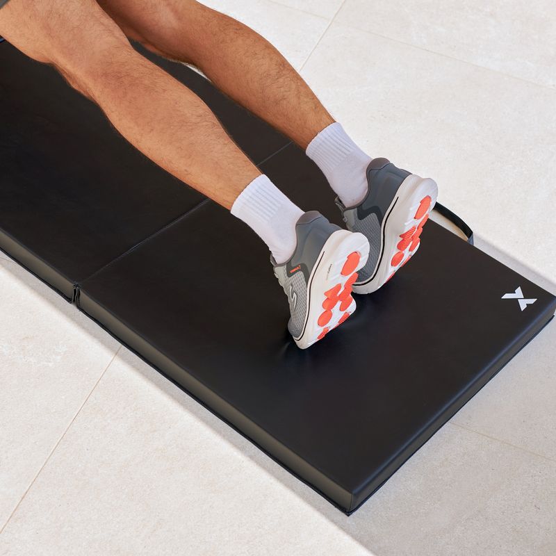 Materac gimnastyczny XTREXO składany 180 x 60 x 5 cm czarny 11