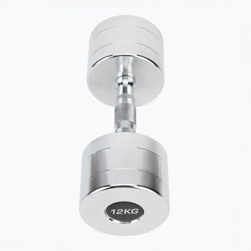 Hantle chromowane XTREXO 2x12 kg srebrny 2