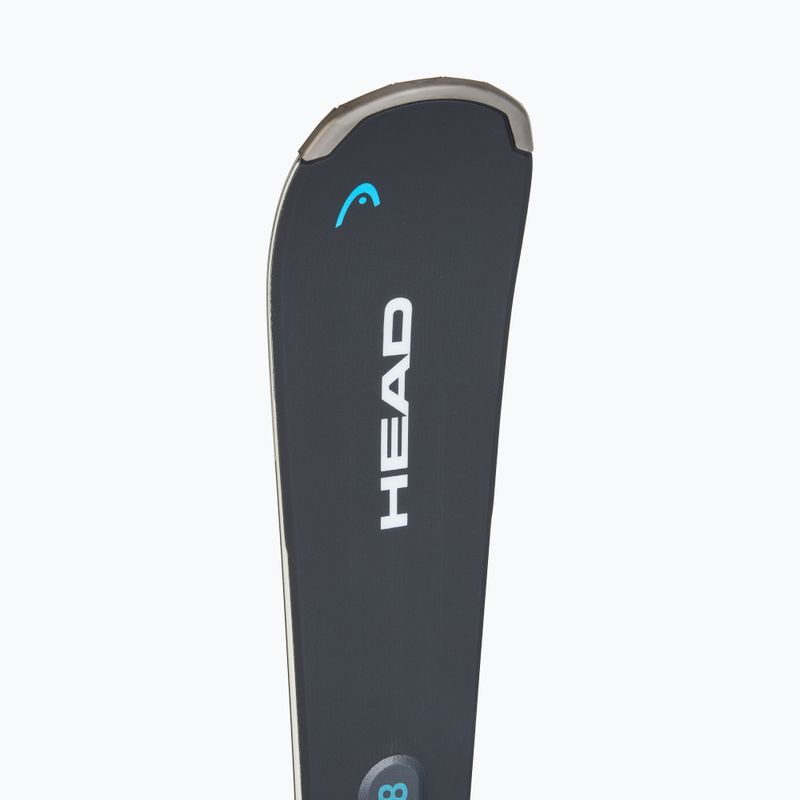 Narty zjazdowe HEAD Shape e-V8 SW AMT-PR + wiązania Protector PR 11 GW anthracite/blue 6