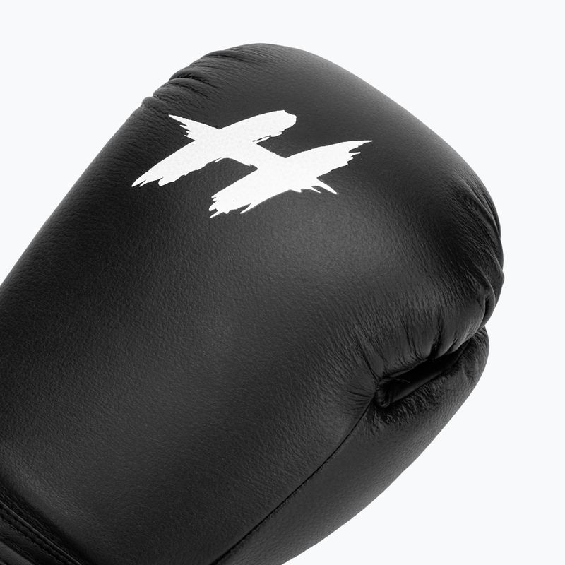 Rękawice bokserskie HOOK FIGHTING Ready to Fight skórzane czarny 5