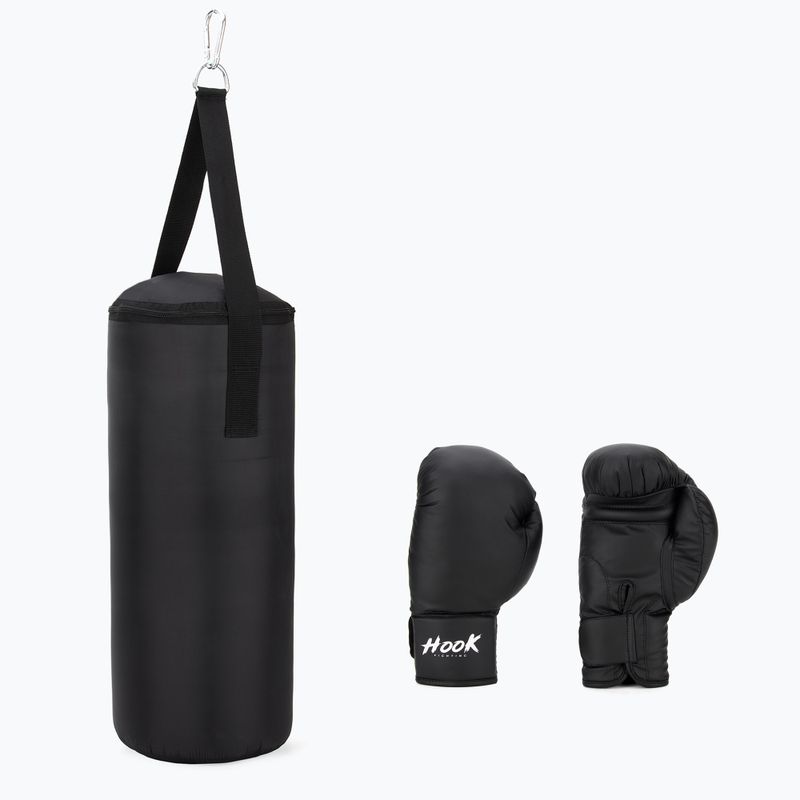 Zestaw bokserski dziecięcy HOOK FIGHTING Pierwszy Trening czarny