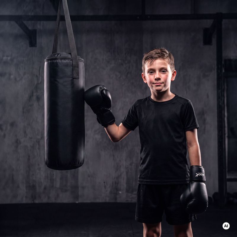 Zestaw bokserski dziecięcy HOOK FIGHTING Pierwszy Trening czarny 3