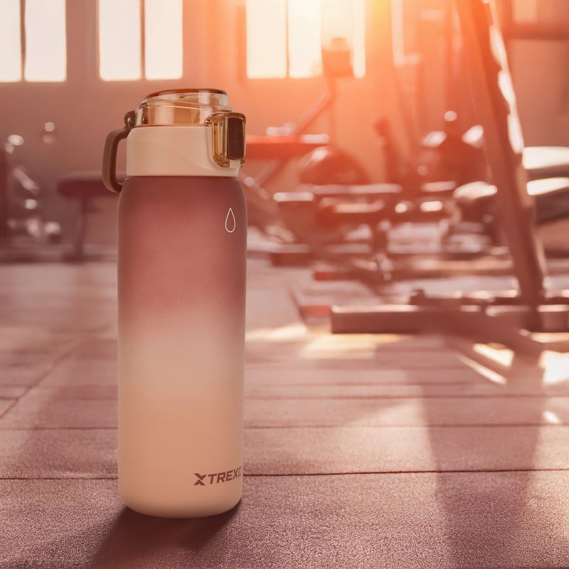 Bidon XTREXO Haust 1000 ml brązowy 5